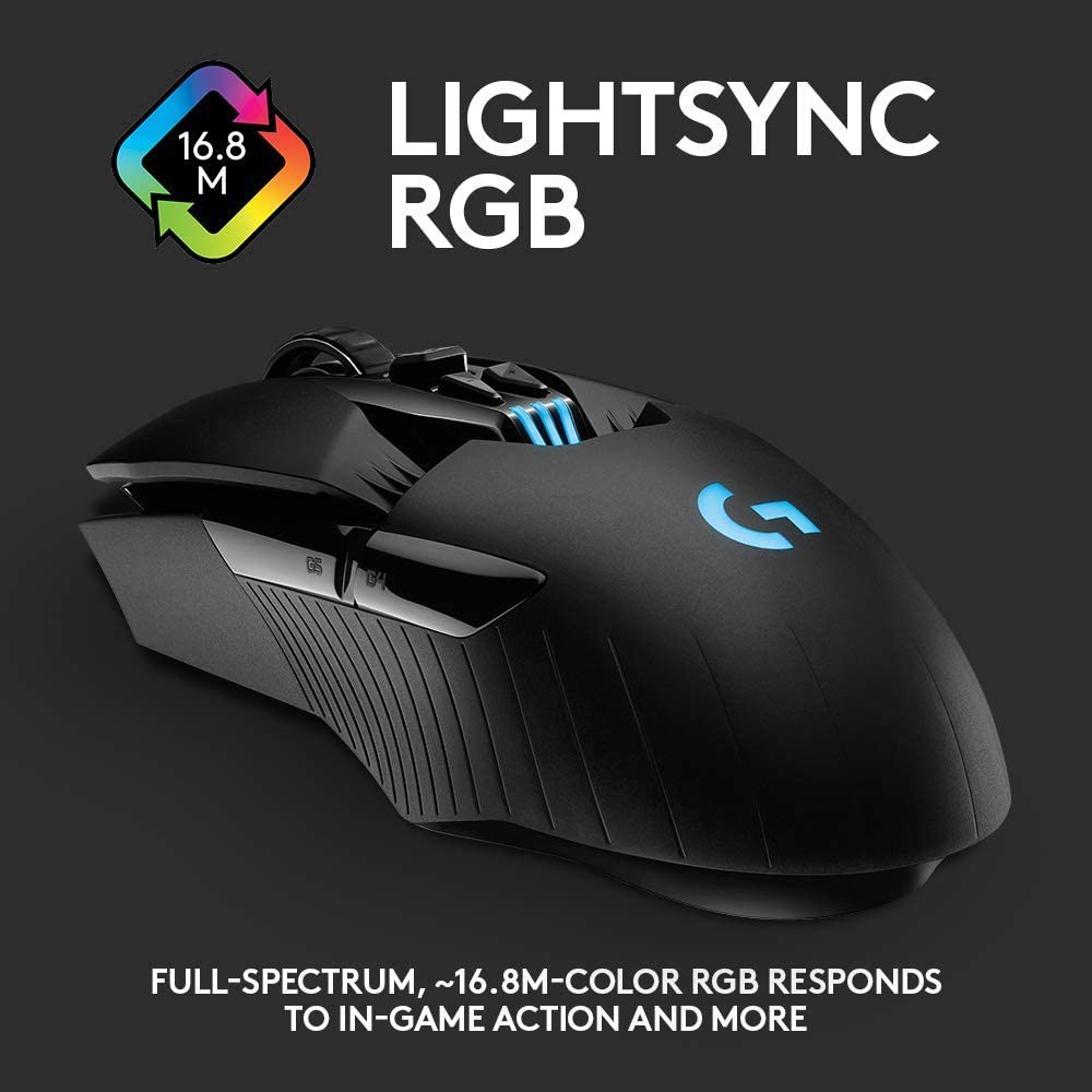 Logitech G903 Hero 16K Lightspeed Wireless Gaming Mouse