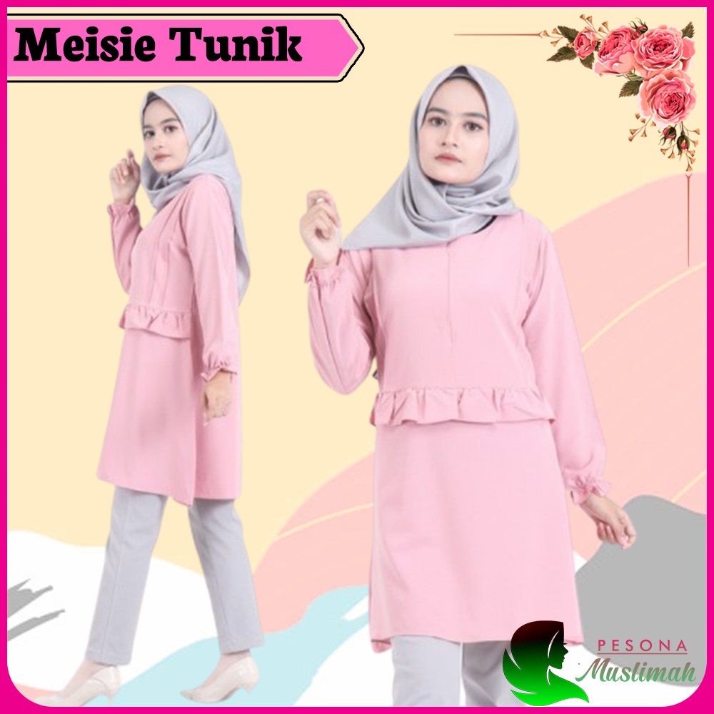 Baju Atasan Tunik Wanita Terbaru 2021 Meisie Tunik