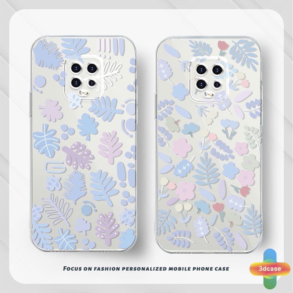 Soft TPU Case Xiaomi Redmi POCO C3 C31 X3 NFC X3 PRO Redmi 9C NFC 9A 9i 9T 9AT 9 PRO Power 9ACTIV 10X 10 Prime POCO M2 PRO Redmi Note 9 8 10 10S 9 10 PRO MAX 9S 11 Fashion Fresh Flower Silicone TPU Phone Case