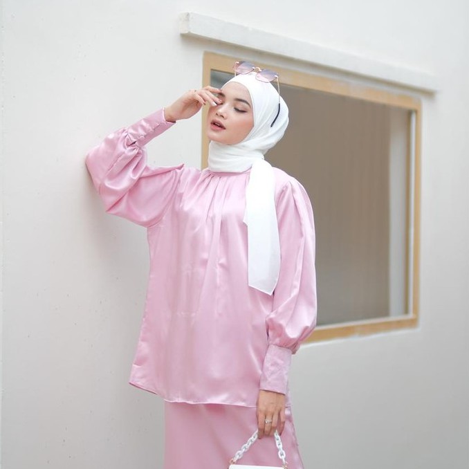 Nadiraa Hijab Vashi Set-Rosepink