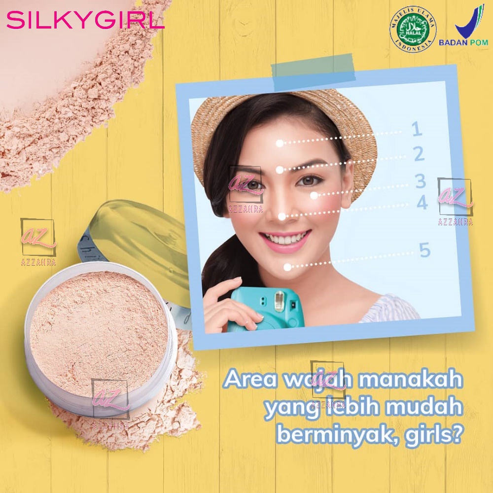 SILKYGIRL Shine Free Loose Powder Natural Light | Natural Medium | Natural Tan