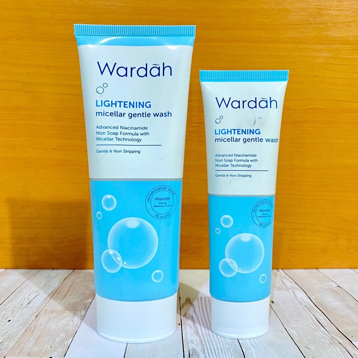 WARDAH Lightening Series Day Night Cream Serum Wash Foam Mask Toner Milk Cleanser Gentle Wash (VC)