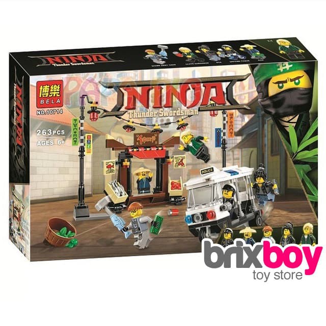 [NEW] Lego Ninjago Bela 10714 Chase City Chasing War 263pcs Brixboy