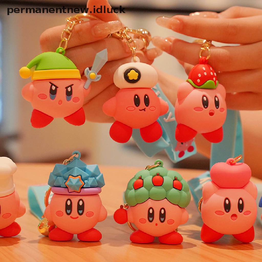 Gantungan Kunci Bentuk Kartun Anime Kirby Untuk Aksesoris Tas