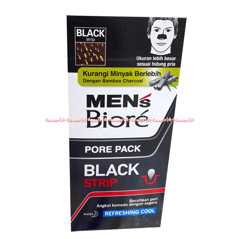 Mens Biore Pore Pack Biore Men untuk Pori-pori Komedo Hidung Pria Laki-laki Men's Biore