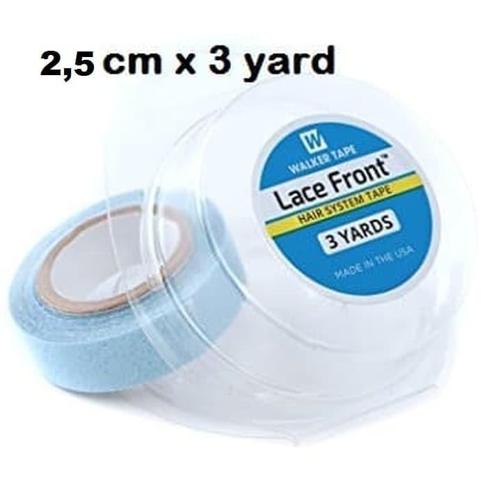 

[Rambut] B008 isolasi double tape toupee lem wig BLUE WALKER LACE FRONT 3 Yard