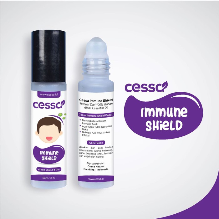 CESSA KIDS ( USIA 2 THN - 8 THN) - NO MORE FEVER / NO MORE COLD / IMMUNE SHIELD / NO MORE TANTRUM