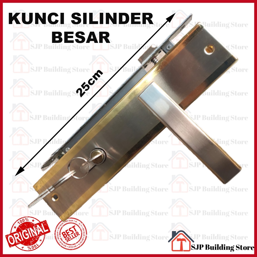 Kunci Pintu Rumah Besar Kunci Pintu Rumah Pelat Handle pintu besar kunci pintu besar komplit