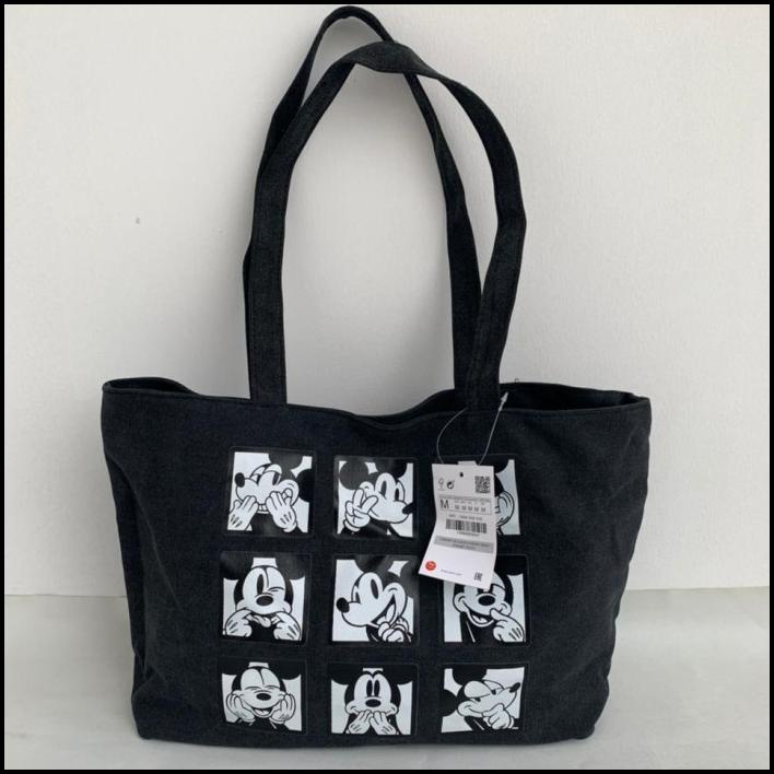 Bag Canvas - Tas Zara Tote Bag Canvas Mickey