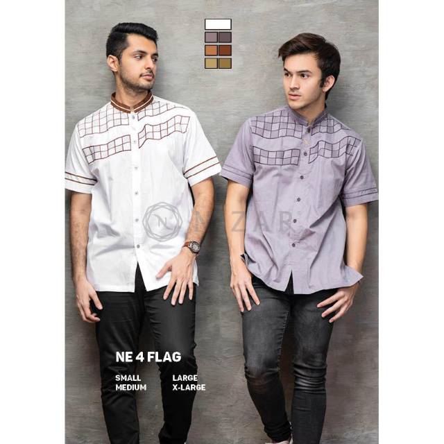 Baju Koko Nizar bordir