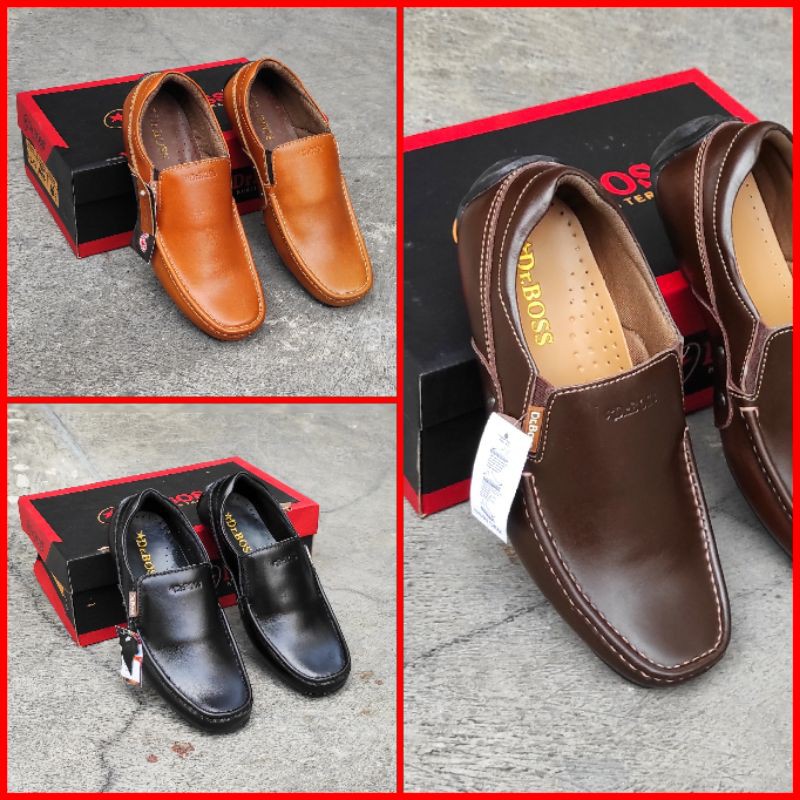 Sepatu Dr. Boss kulit full up kode 223