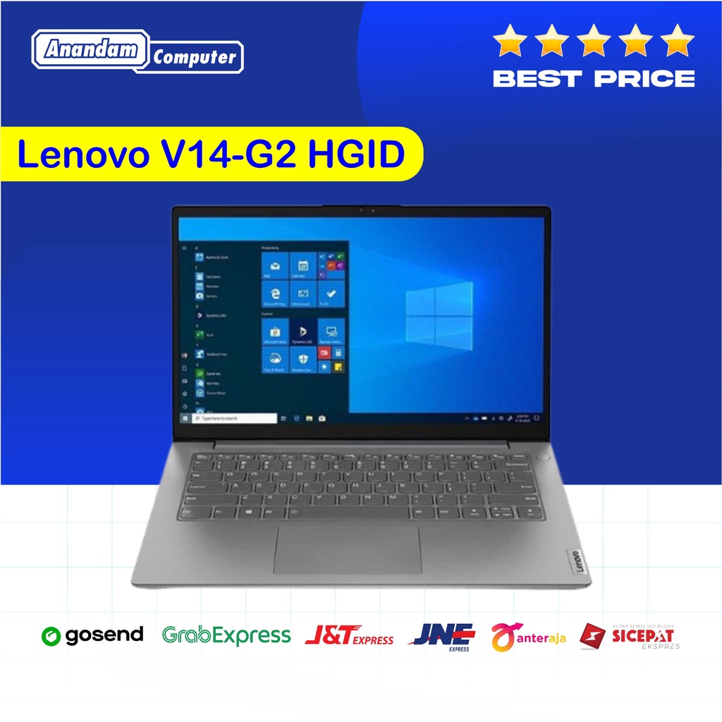 LENOVO V14 G2 HGID CORE I3 1115G4 4GB 256GB SSD MX350 2GB 14HD W10 + OHS 2019