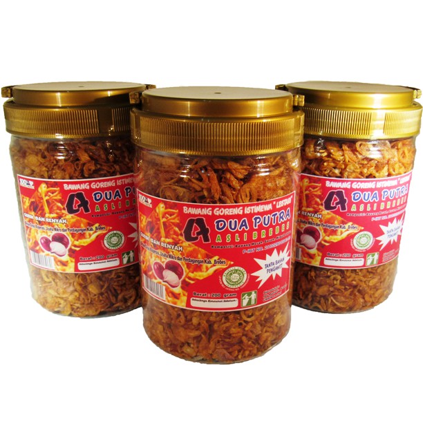 

Bawang Goreng "Dua Putra" Asli Brebes