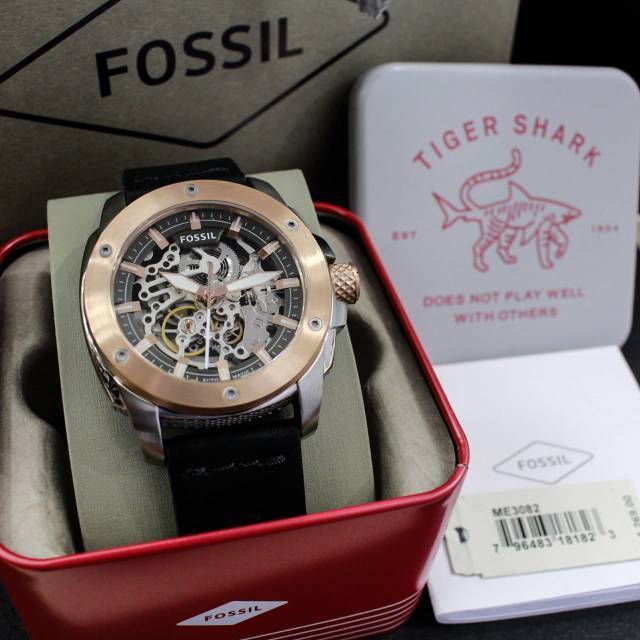 Jam Fossil ME3082 / ME 3082 Automatic Original Modern Machine Fullset