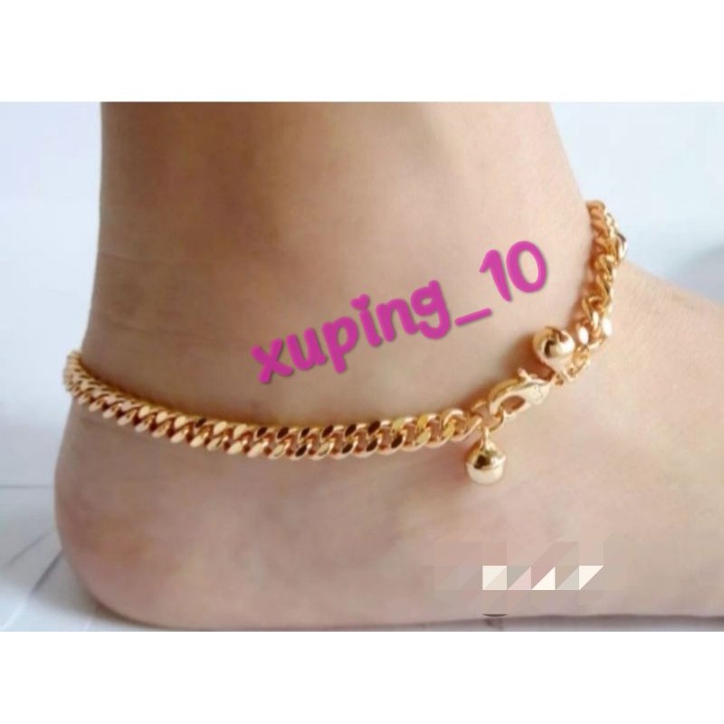 perhiasan xuping gelang kaki