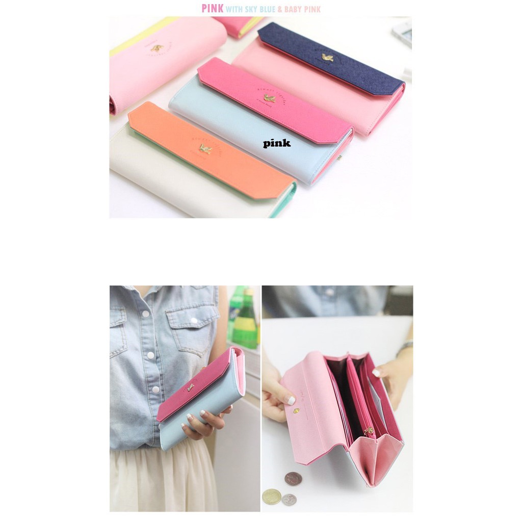 Elsa Long Wallet / Dompet Wanita Dompet Uang Kertas Koin Kartu