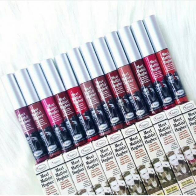 12pcs the Balm Mett Matte Hughes Lipcream