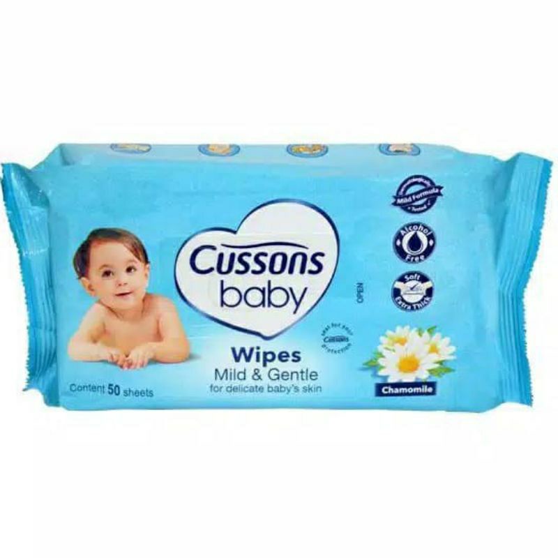 Tissue basah cussons