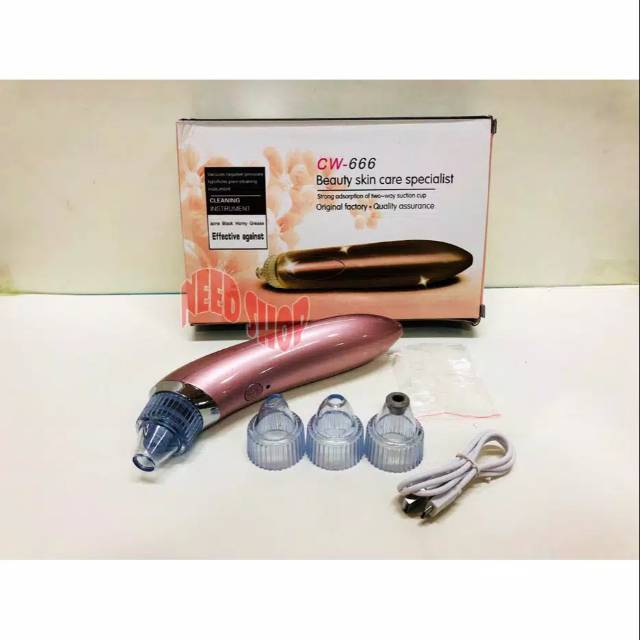 Alat pembersih komedo alat penyedot Beauty skin care specialist cw-666 cleaning instrument