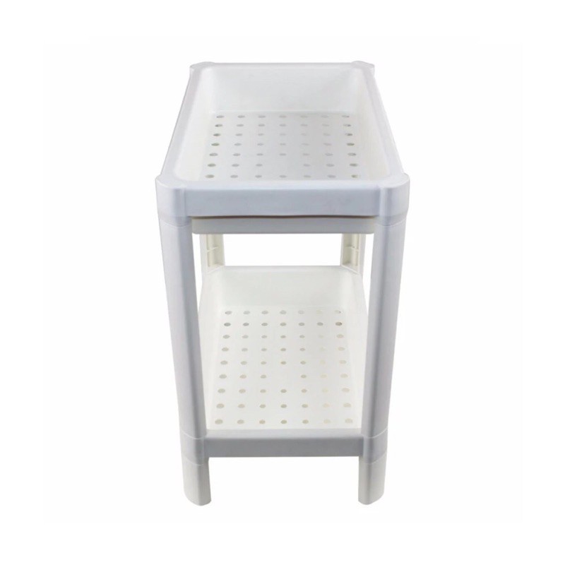 Preloved Ikea Vesken rak 2 susun / rak dapur serbaguna / rak kamar mandi serbaguna / rak putih