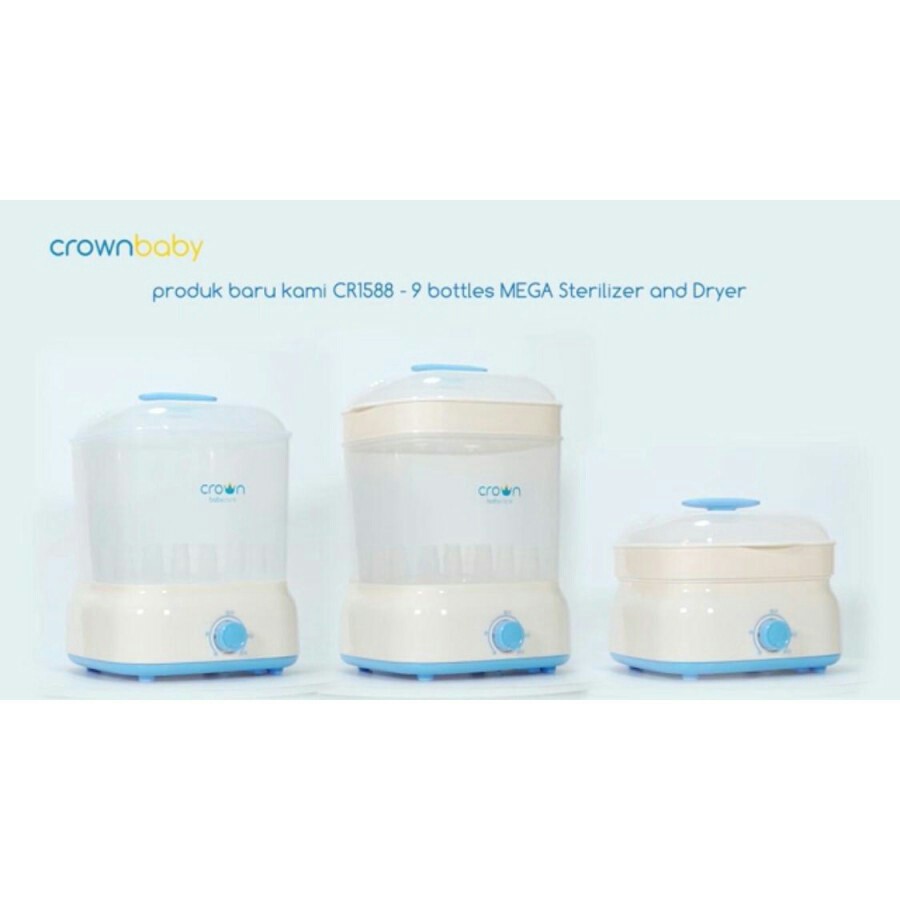 [PROMO FREE KERTAS KADO] Crown Sterilizer Dry Mega CR1588-9