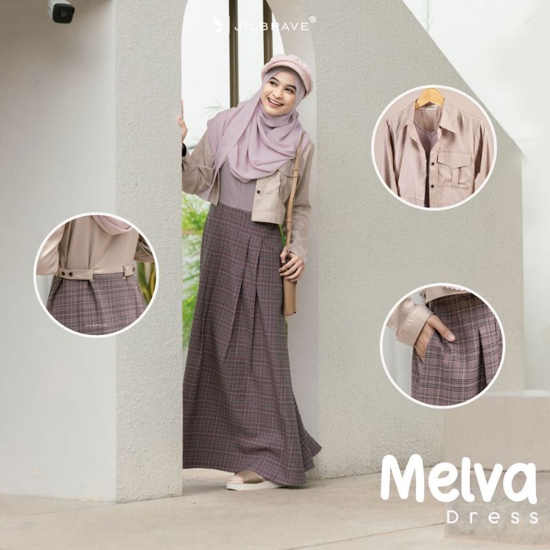 WENDY Dress dan MELVA DRESS  - Original Jilbrave Official Shop | Faezia