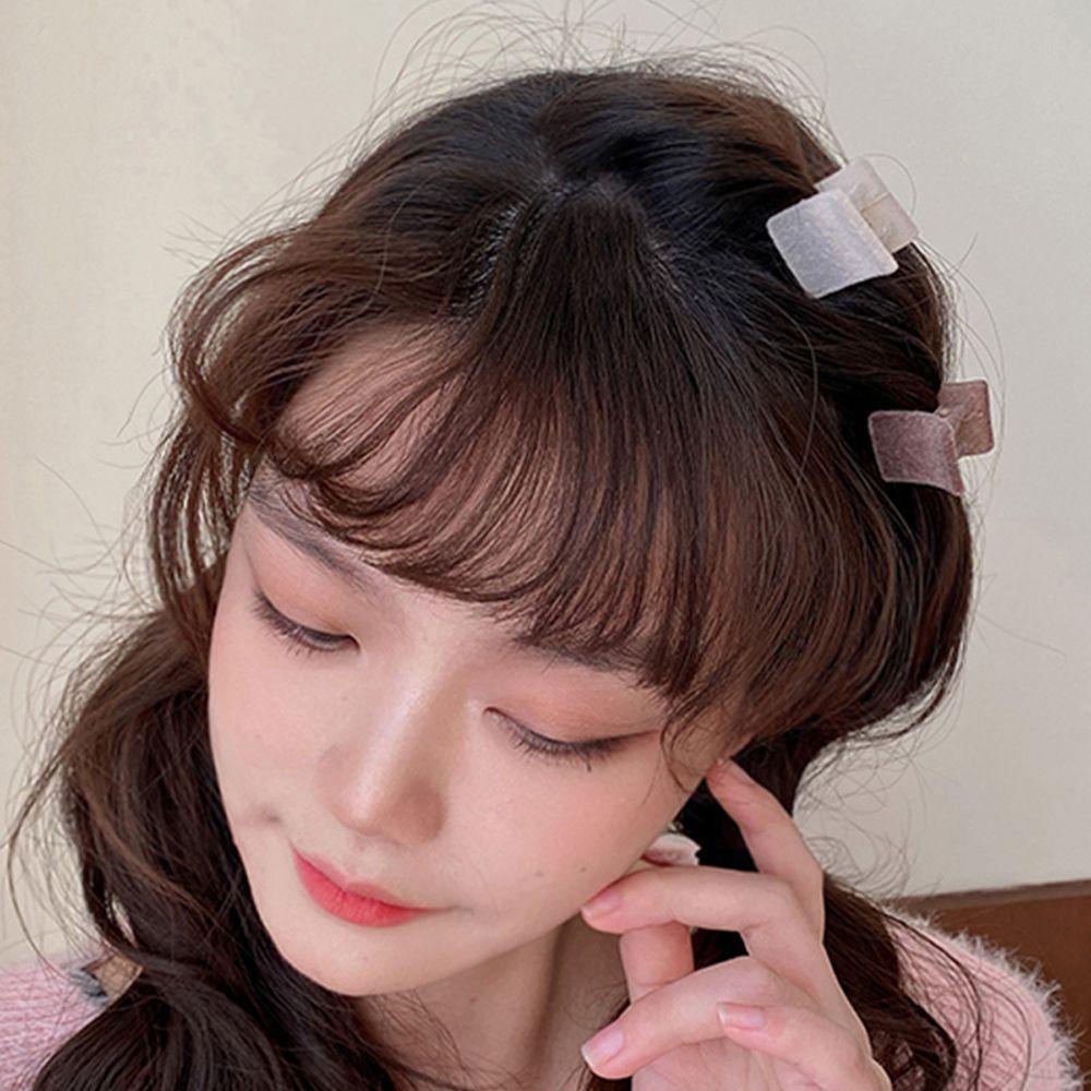 Needway Cakar Rambut Kecil 12 Pcs/6 Pcs/10 Pcs Gadis Hiasan Rambut Klip Poni Harian Desain Fashion Temperamen Gaya Korea Jepit Rambut