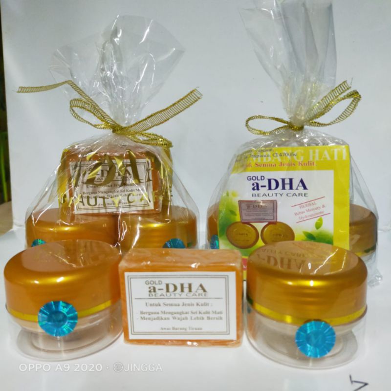 Paket Cream A-DHA Gold Holo MDS