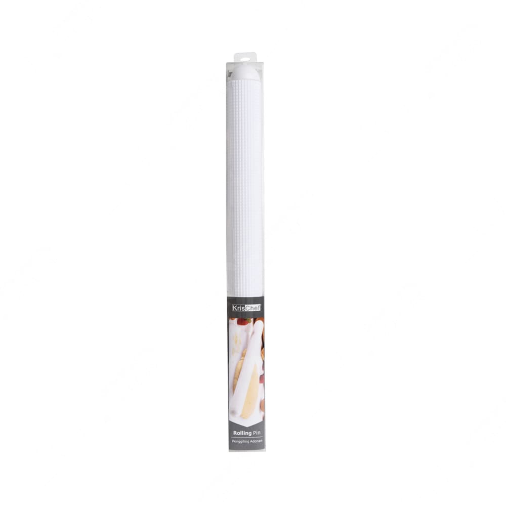 ACE Krischef Rolling Pin 37.6 Cm - Putih SKU 276470