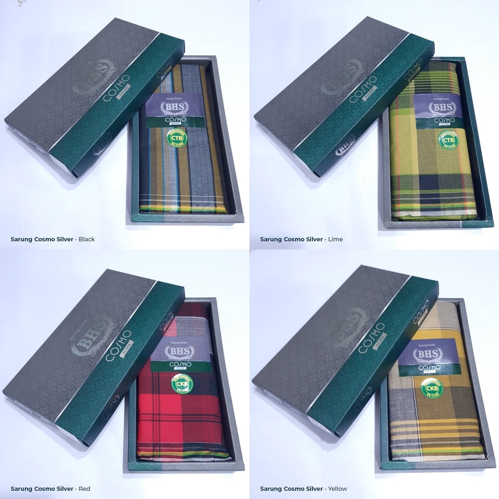 Sarung Cosmos Silver by BHS / Sarung tenun premium