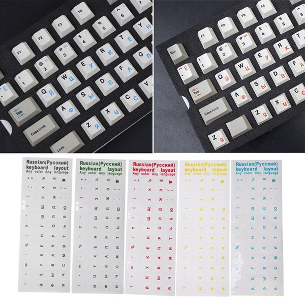 Stiker Keyboard Agustina Tahan Lama Tanpa Alfabet Banyak Warna Transparan