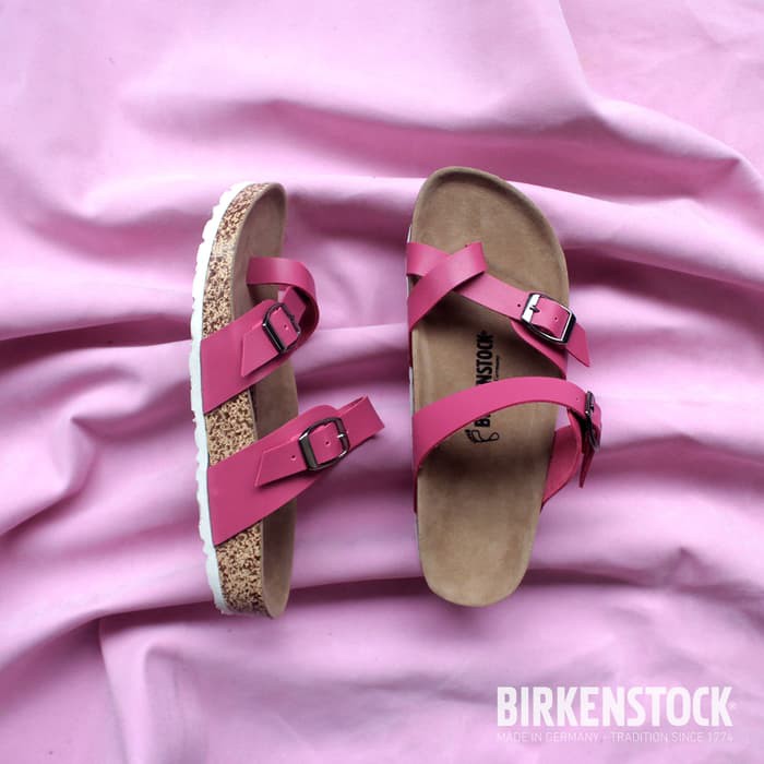 MURAH SENDAL / SANDAL SLOP PRIA CWO LEBARAN PUASA Birkenstock Wanita Model Gesper 2 Silang Pink RAMA