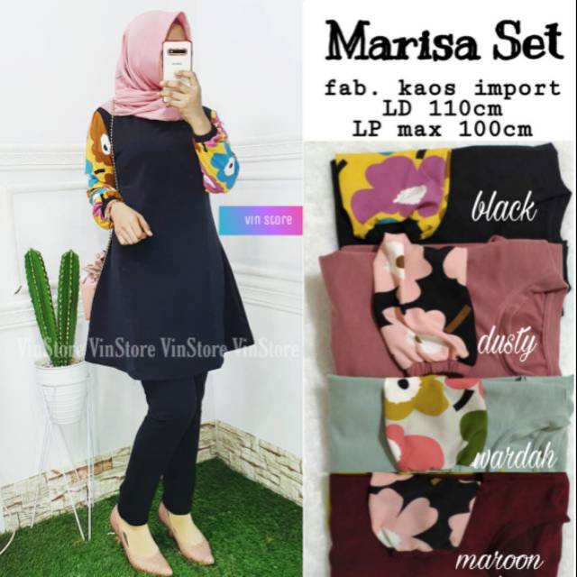 MARISA SET//SETELAN//HANDARA77