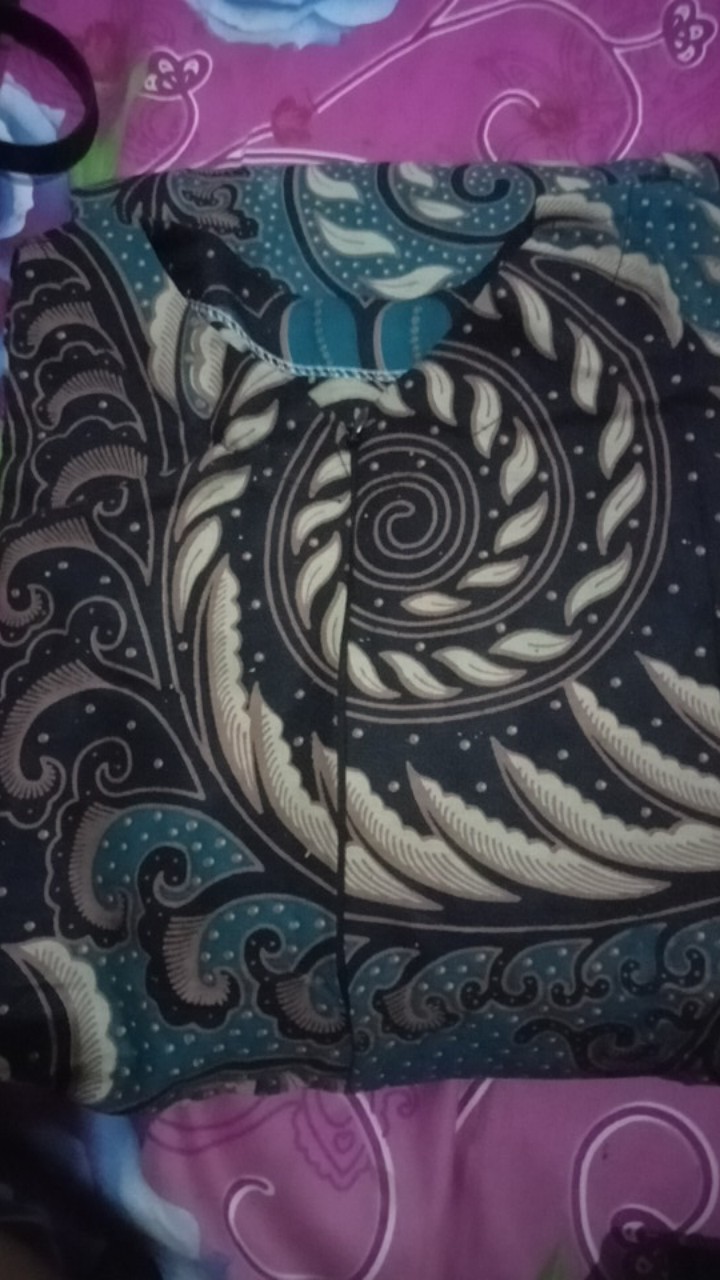 Gamis Batik (cod) Manggar Gamis Batik Pesta Model Terbaru