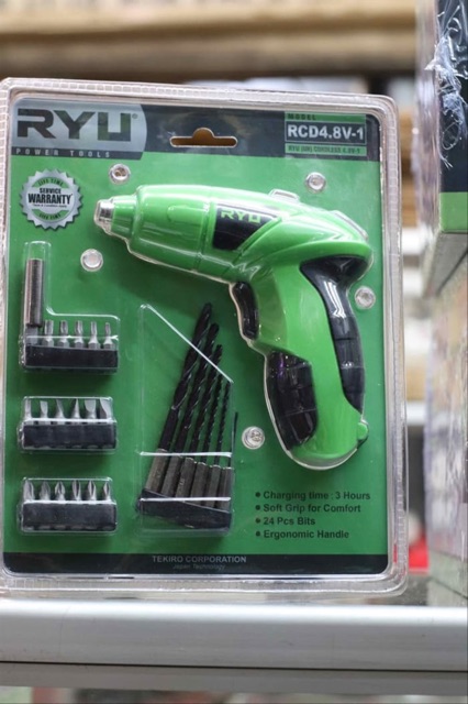 RYU-Mesin Bor Cordless 4.8v / bor tanpa kabel