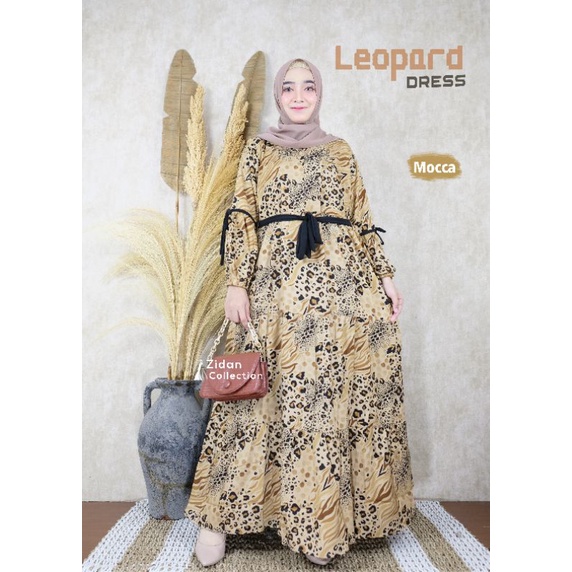 [BIS COD] GAMIS VIRAL MOTIF MACAN TERBARU 2021, LEOPARD DRESS