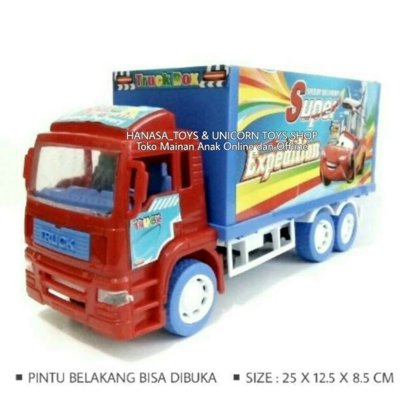 mobil box mainan  truk kontainer atau mobil kontainer