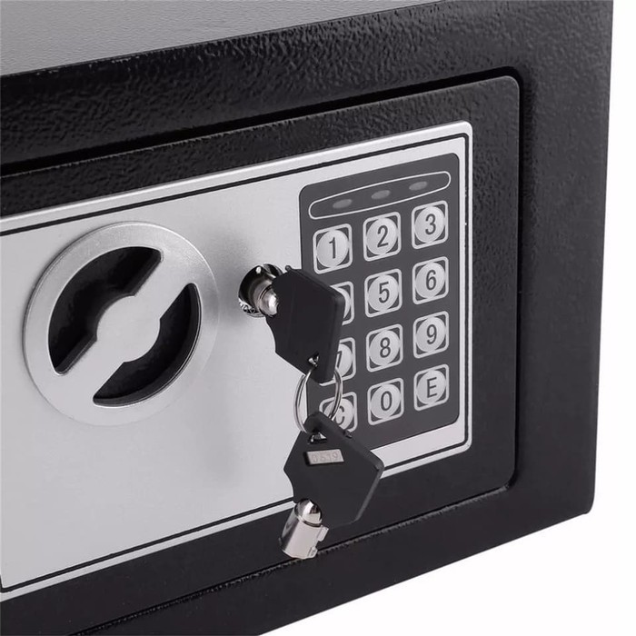 Brankas Besi Elektrik Lock Safe Deposit Box Safety Kunci Electronic