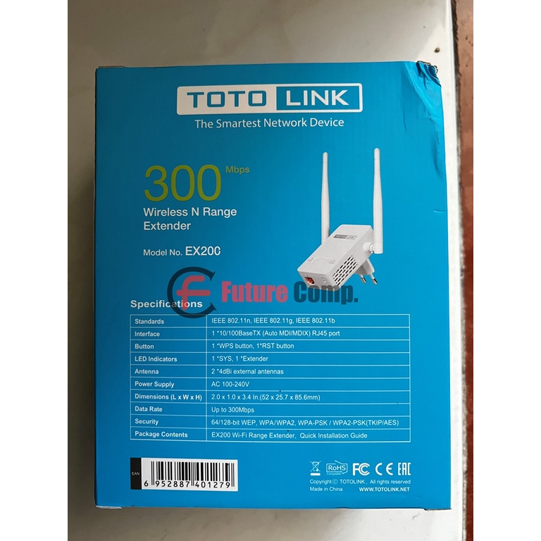 Totolink EX200 Wireless N Range Extender