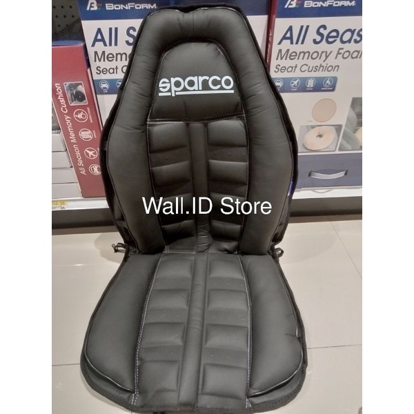 Alas Jok/Sarung Jok Mobil Sporty Hitam - Sparco Original 100%