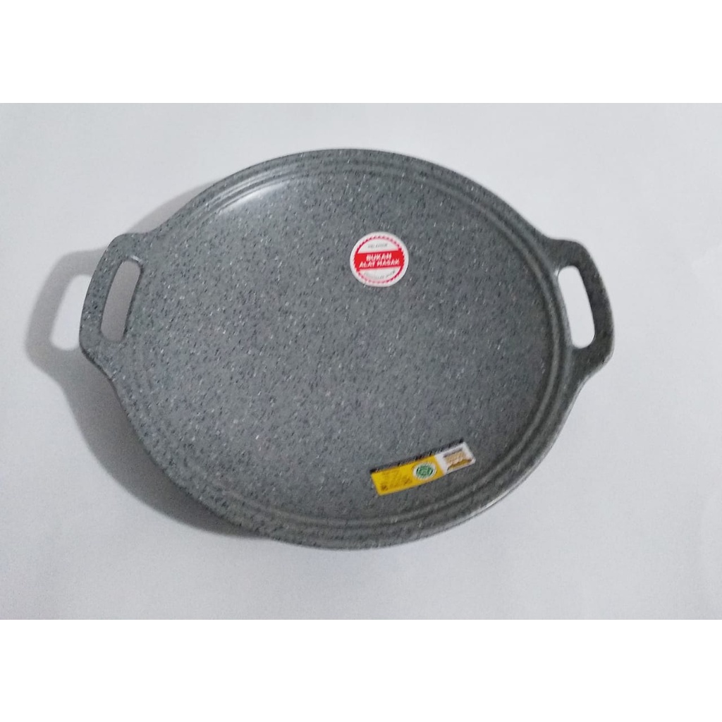 PIRING SAJI UNIK ABU ABU - P9508A Piring MELAMIN model Wajan Golden Dragon - 8 inch - PIRING SAJI PI