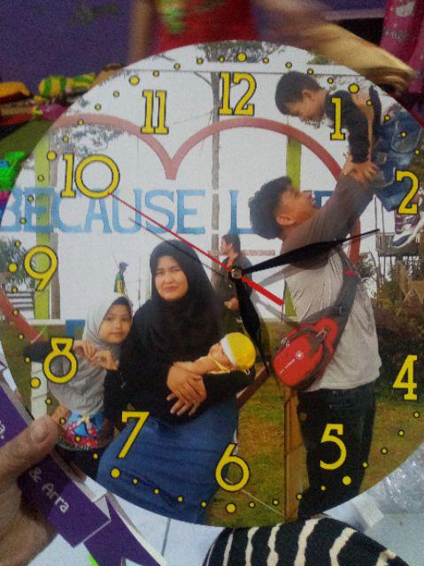 Jam Dinding - Reques Foto