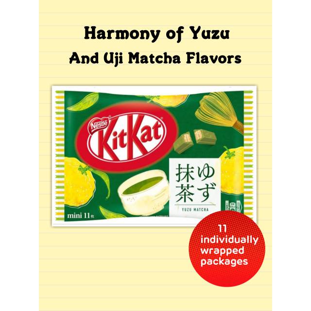 

KitKat Yuzu Matcha