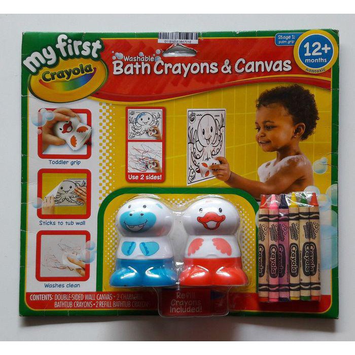 

Art / Crayola Set 1 Canvas Dan 2 Mr First Crayon + 6 Bonus Crayon