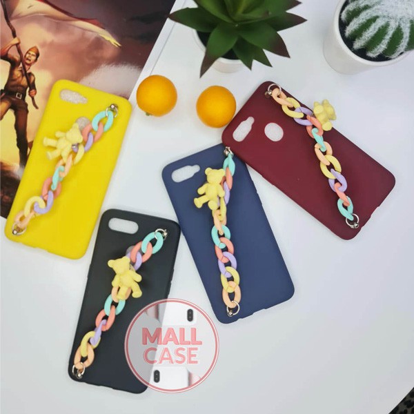 (CB) IPHONE 11 12 PRO MAX XS XR 7 PLUS 6 / 6S PLUS 8 PLUS IPHONE 5 7- Case hp - Softcase BEAR RANTAI
