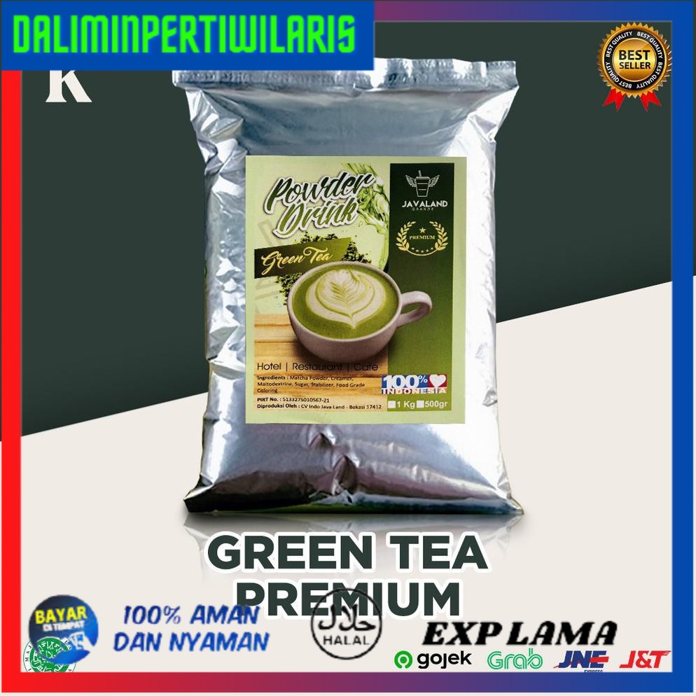 

( BISA COD ) Bubuk Minuman Premium Green Tea JavaLand Grande BERKUALITAS [Kode 1|Kode 2|Kode 3|Kode