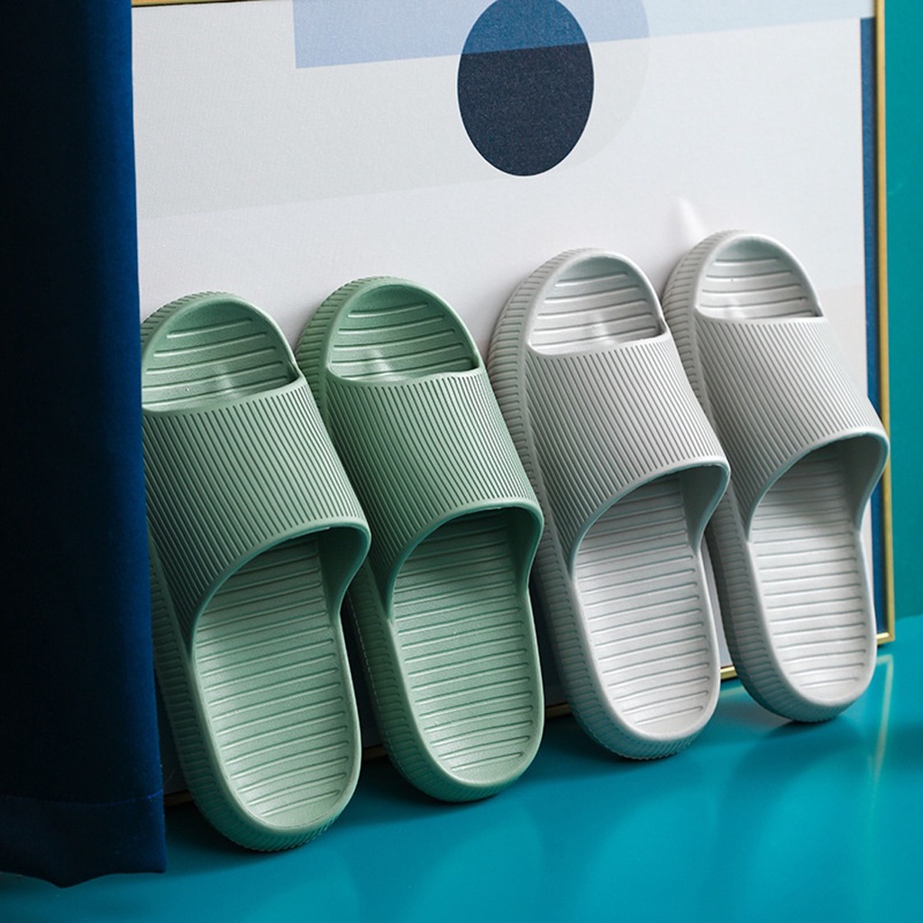 BRGUNIK Sandal Outdoor Sendal Jelly Tebal Berkualitas Sandal Selop Rumah Non-slip Santai Empuk Nyaman Polos Elegan Sandal Rumah Sandal Kamar Mandi Anti Licin Sandal Serbaguna R619