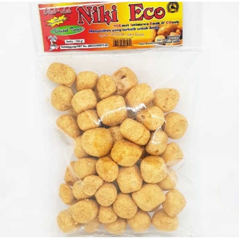 

krupuk ikan tengiri niki eco 150g kerupuk kuku macan amplang