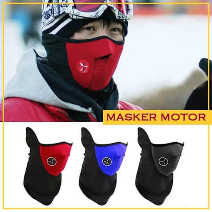 masker muka wajah masker motor wajah aksesoris pengendara motor masker masker muka motor