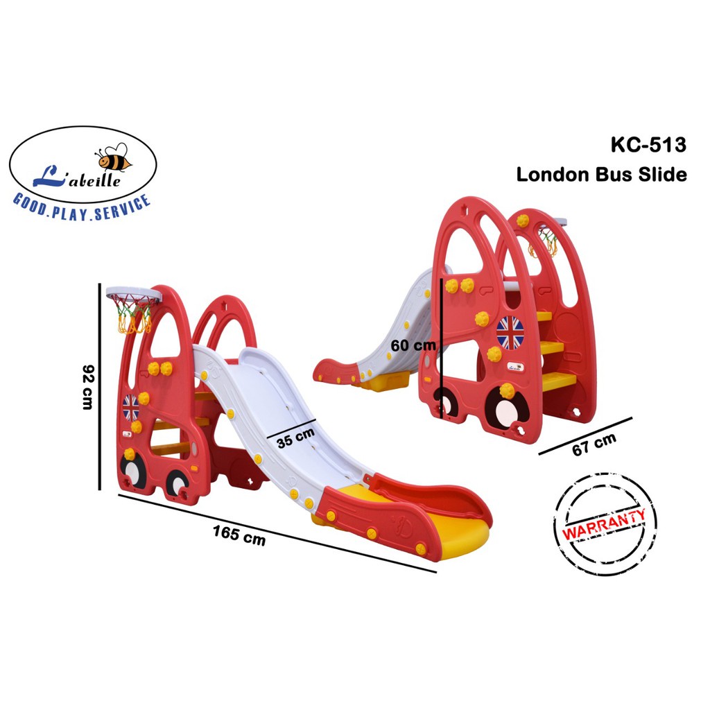 Makassar - Perosotan Labeille London Bus Slide KC 513